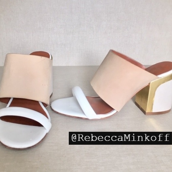 Adorable Rebecca Minkoff Size 6 1/2 Mules - Picture 1 of 4